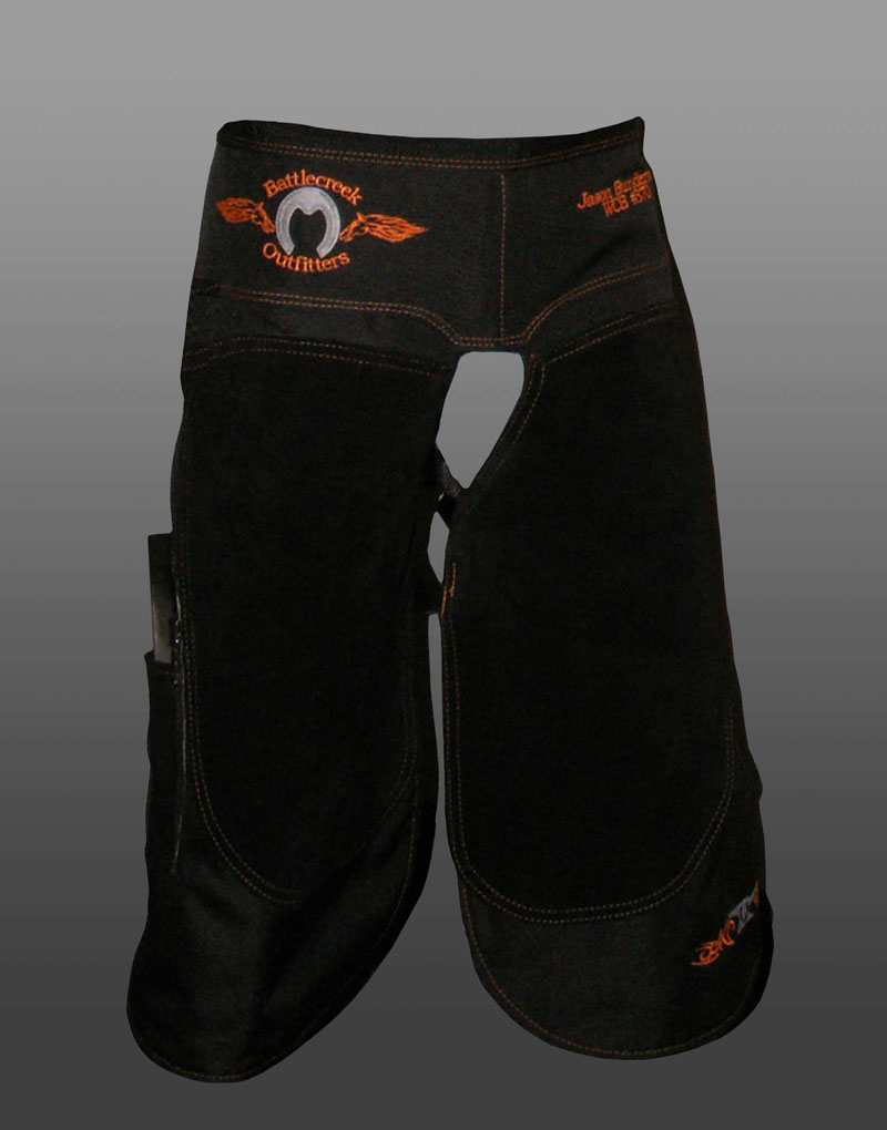 Battlecreek Outfitter Apron Gray/Black/Orange Reg 28"