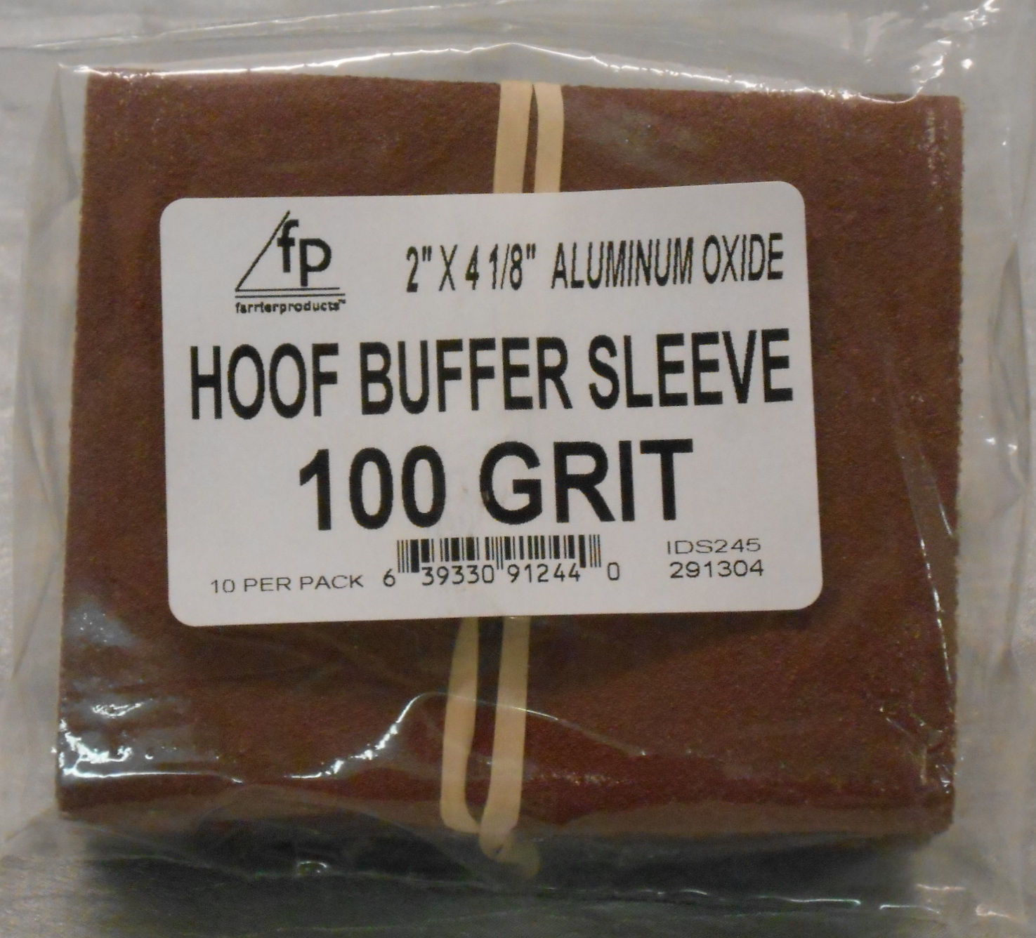 FP 2"x4" Hoof Buffer Sleeve 100 Grit Box of 10
