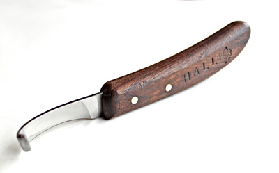 Hall Curved Back Blade RH Knife